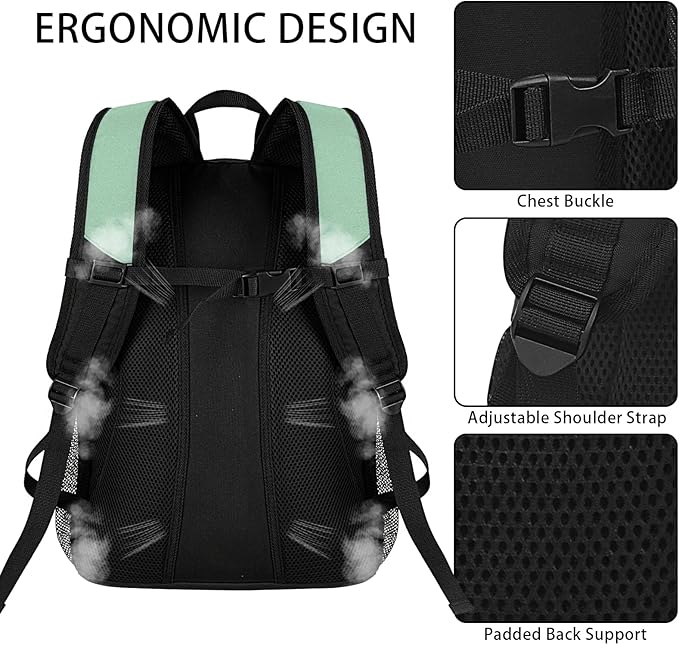 WOLT Basketball Backpack Large Sports Bag with Separate Ball Holder & Shoes Compartment, Best for Basketball, Soccer,Gym