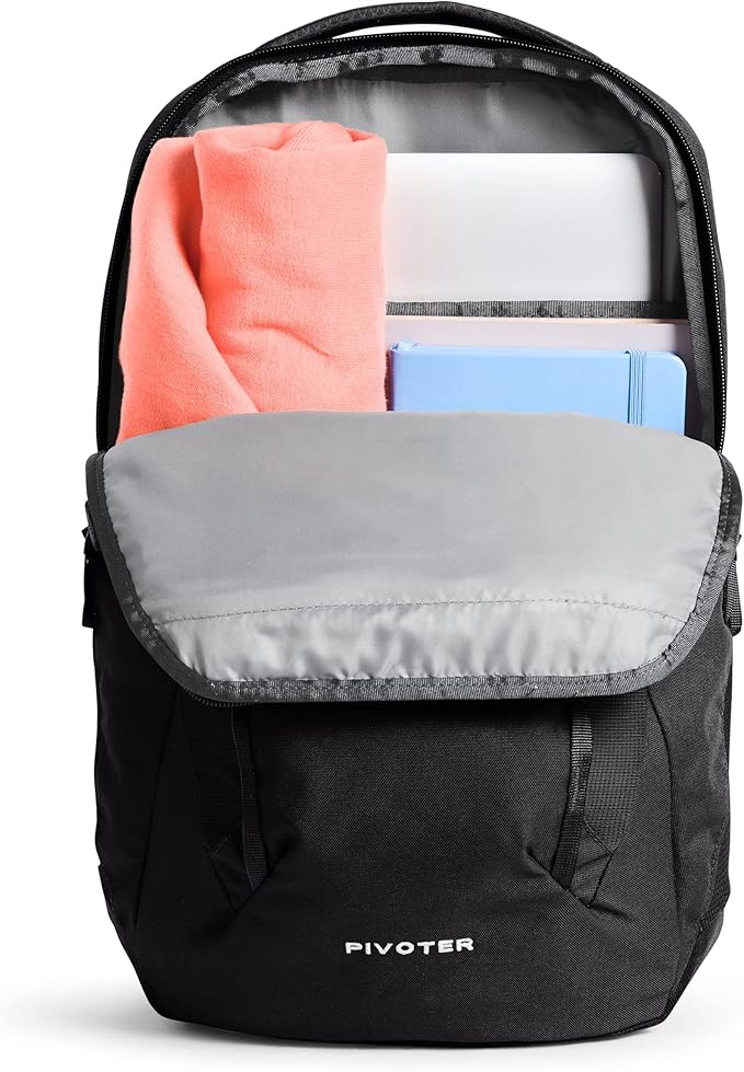 The North Face Women's Pivoter Everyday Laptop Backpack, TNF Black, One Size