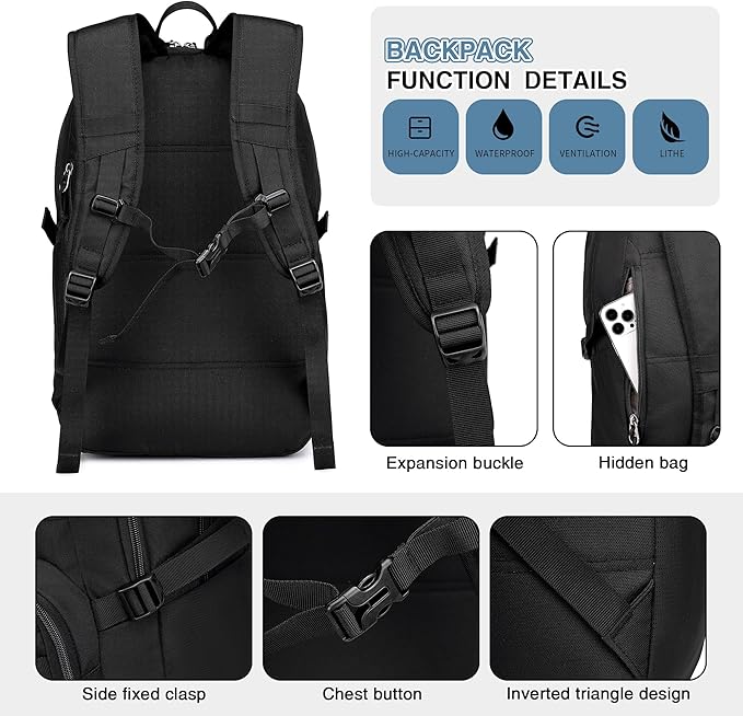 Military Tactical Backpack for Men Army 3 Days Assault Pack Bag with Molle System for Outdoor Adventures (grey, 30L)