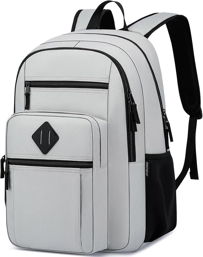 Backpack for School, Lightweight Boys Girls Backpack with USB Port Fits 15.6 Inch Notebook, Water Bottle Pocket - Ideal for Teens, College Students, Adults