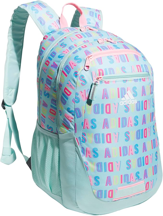 adidas Unisex Foundation Backpack for Laptop, Large Durable Athletic Gym Bag