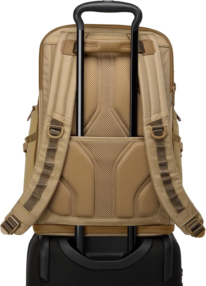 TUMI - Alpha Bravo Nomadic Backpack - Men's Durable Carry On Bag - 18.8" X 15.0" X 9.0" - Fits up to 15" Laptop - Khaki