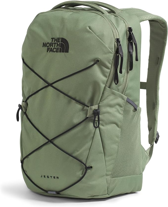 The North Face Jester Everyday Laptop Backpack - Commuter Daypack, Water Repellent, Laptop Sleeve, Bark Mist/TNF Black, One Size