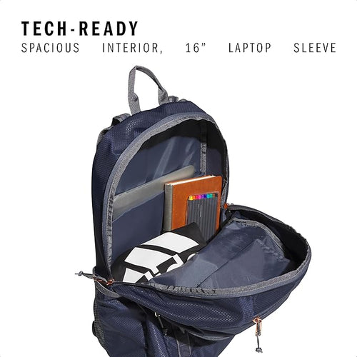 adidas Excel Backpack for Men & Women – Durable Large Athletic Laptop Bag