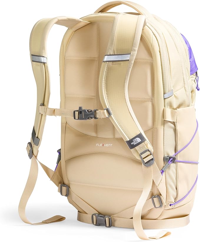 The North Face Women's Borealis Commuter Laptop Backpack, Gravel/Optic Violet, One Size