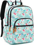Leaper Water-resistant Cute Swan Laptop Backpack Travel Bag College Backpack Laptop Bag Satchel Water Blue