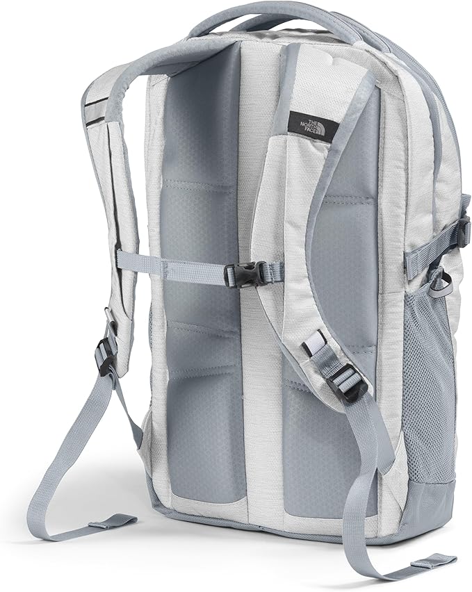 The North Face Women's Pivoter Everyday Laptop Backpack, TNF White Metallic Mélange/Mid Grey, One Size
