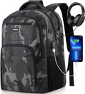 Business Laptop Backpack for Men,Anti Theft Computer Bag for Teens Boys with USB Charging Port,Water Resistant Fits 15.6 Inch Laptop and Notebook
