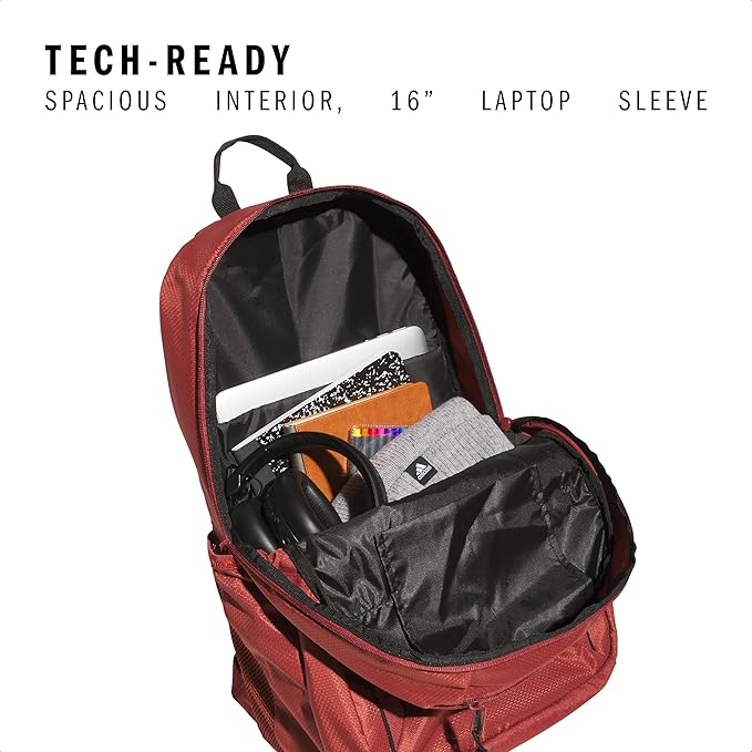 adidas Excel Backpack for Men & Women – Durable Large Athletic Laptop Bag