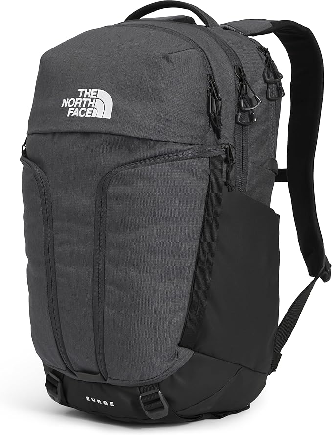 THE NORTH FACE Surge Commuter Laptop Backpack | Daypack With Water Repellent Finish, 16" Laptop Sleeve, Reflective Details