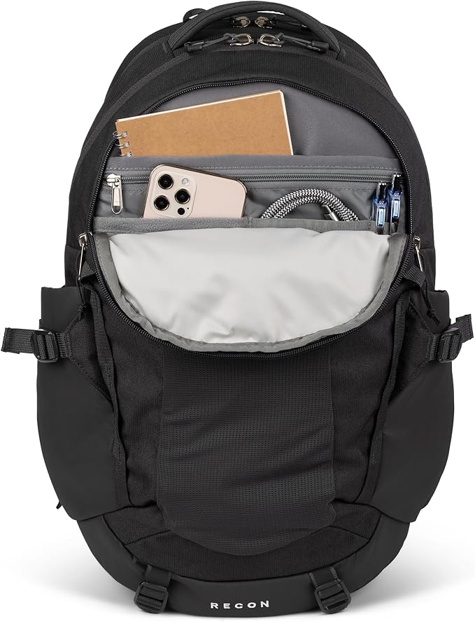 The North Face Women's Recon Everyday Laptop Backpack - PFAS Free, TNF Dark Grey Heather, One Size