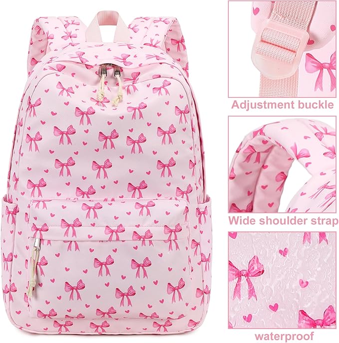 LOIDOU Backpack for Teen Girls Middle-School Primary Elementary Bookbags 17inch Kids Backpack Women laptop Backpack Lightweight Casual Daypack