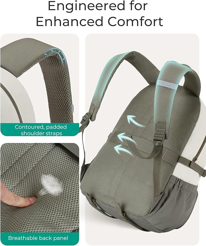BAGSMART Gym Backpack with Shoes Compartment, Travel Backpack for Men Women, Stylish Workout Sport Bag for Yoga, Casual Weekender Carry On for Flight, College, Outdoor, Black