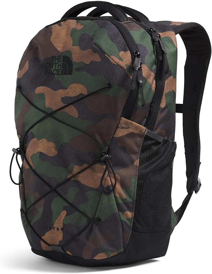 The North Face Jester Everyday Laptop Backpack - Commuter Daypack, Water Repellent, Laptop Sleeve, TNF Black Camo/TNF Black, One Size