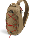The North Face Borealis Sling Bag - Crossbody Bag, Water Repellent, Adjustable Strap, Multiple Compartments, White Dune/TNF Black, One Size