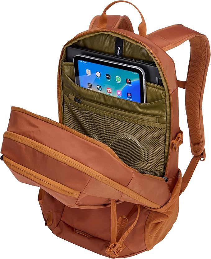 Thule EnRoute Backpack 23L - Elevated 15.6" laptop pocket - 10.5" tablet sleeve - Soft-lined pocket for valuables - Small item organization - TPU zippered pocket