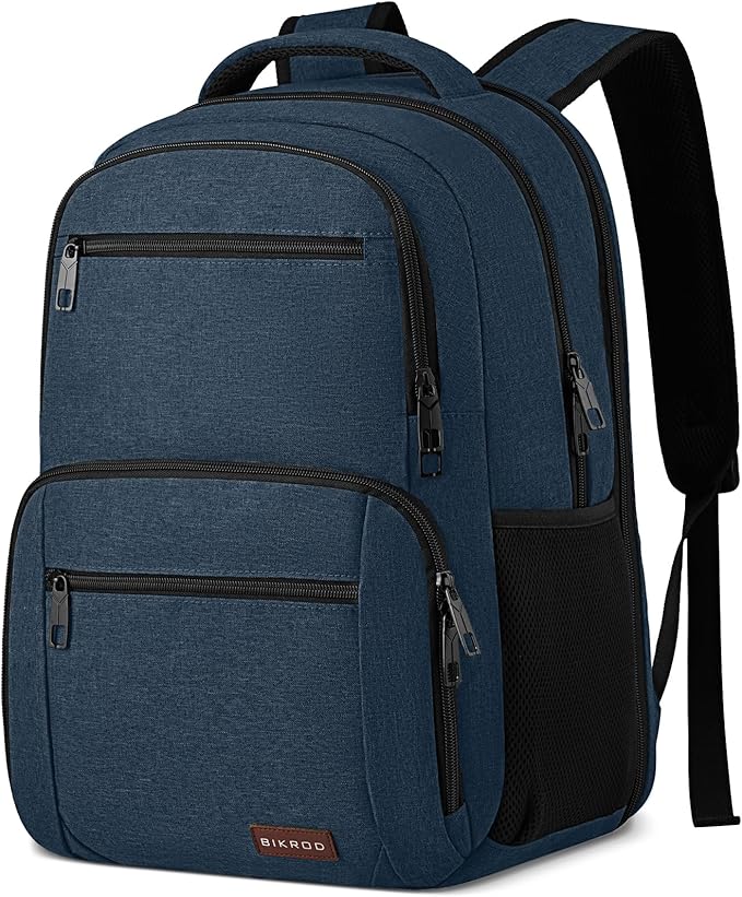 BIKROD Backpack for Boys Men, School Backpack for Teens Girls, Lightweight Casual High School Bookbag, Daily-use Travel Laptop Backpack with USB Charging Port Fits 15.6 Inch Notebook