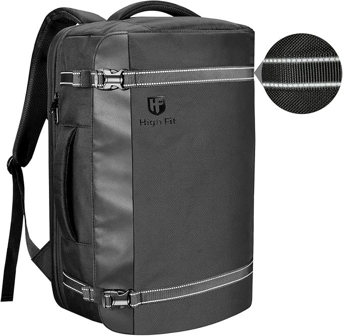 Laptop Backpack Carry-on, 40L Travel Backpacks, Lightweight Business Rucksack,TSA Friendly Airline Flight Approved Weekender Bag Daypack, Larger Durable Backpack Fits 17.3 Inch Laptop