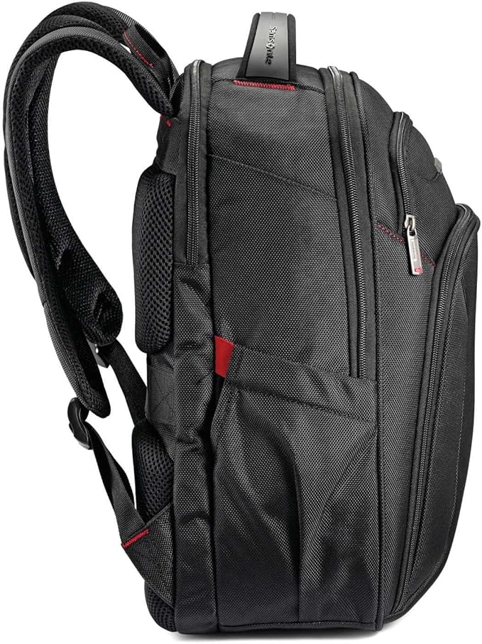 Samsonite Xenon 3.0 Slim Laptop Backpack, 1680D Ballistic Polyester, Fits 15.6” Laptop, TSA Compatible, Air Mesh Back Padding, Tablet Pocket, Smart Sleeve, Quick Stash Pocket, Durable & Lightweight