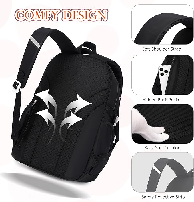 AO ALI VICTORY Backpack for Women Girls Set with Pencil Case 15.6 Inch Laptop School Bag Kids Elementary College Backpacks