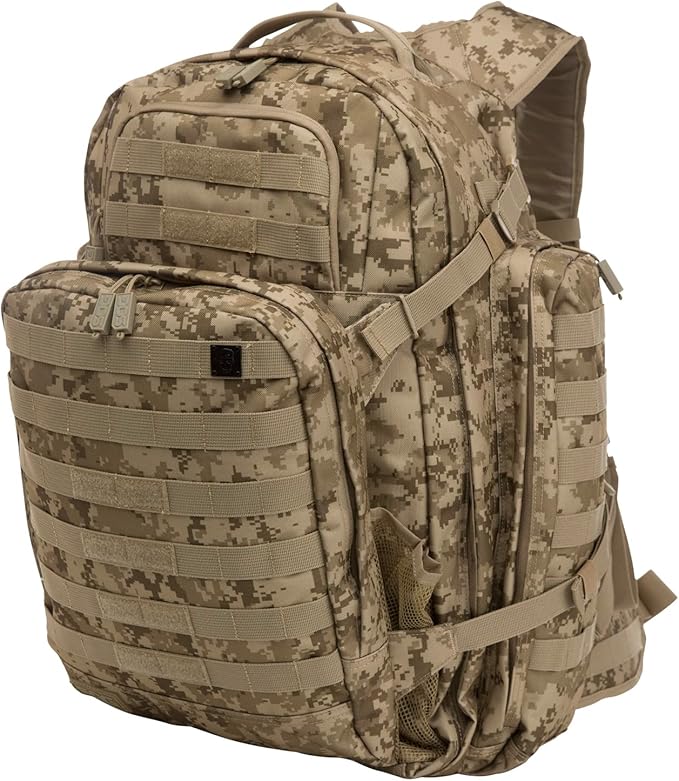 SOG Tools and Knives, Internal Frame Tactical Multi Day Overnight Travel and Work Backpack, Digital Camo, One Size