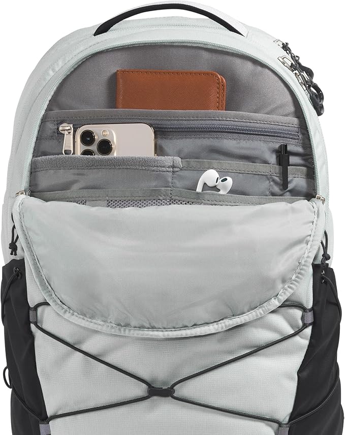 The North Face Borealis Commuter Laptop Backpack - Water Repellent, Laptop Sleeve, Large Main Compartment, Tin Grey Dark Heather/Asphalt Grey/TNF Black-NPF, One Size