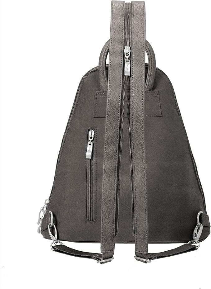 Baggallini Metro Backpack with RFID Phone Wristlet - 9x11 Convertible Sling Bag for Women with Adjustable Shoulder Straps