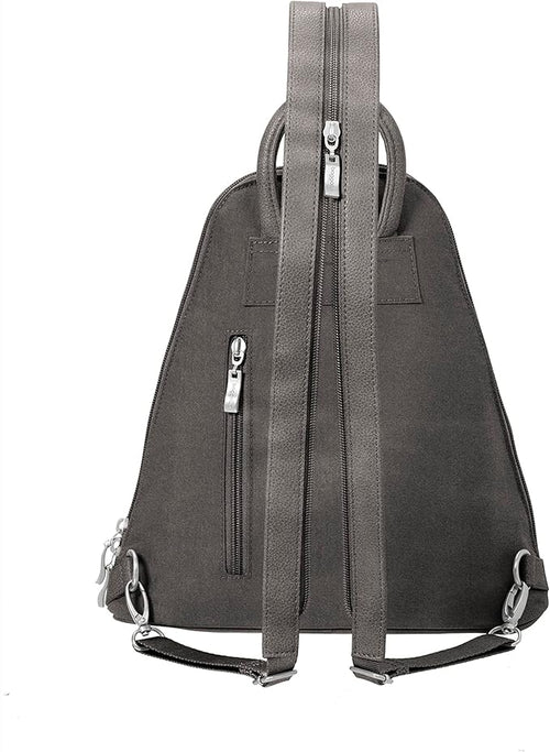 Baggallini Metro Backpack with RFID Phone Wristlet - 9x11 Convertible Sling Bag for Women with Adjustable Shoulder Straps