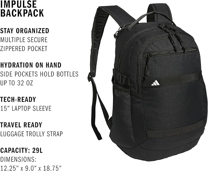 Impulse Backpack, sport bag for men and women, durable and lightweight