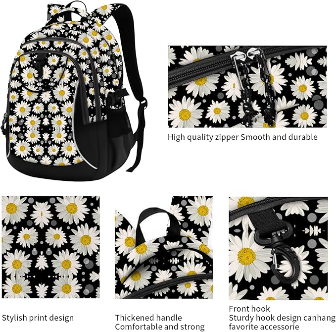 rickyh style School Backpack Travel Bag for Men & Women Lightweight College Back Pack with Laptop Compartmen