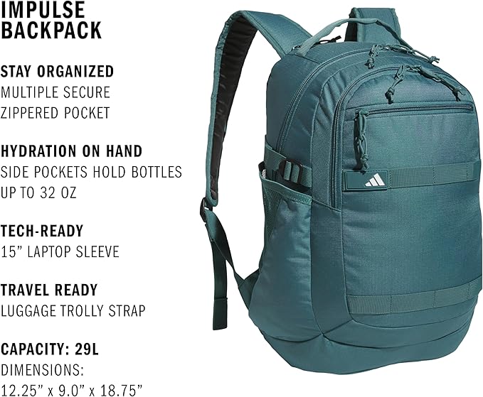 Impulse Backpack, sport bag for men and women, durable and lightweight