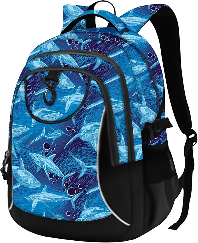 rickyh style School Backpack Travel Bag for Men & Women Lightweight College Back Pack with Laptop Compartmen (23SY)