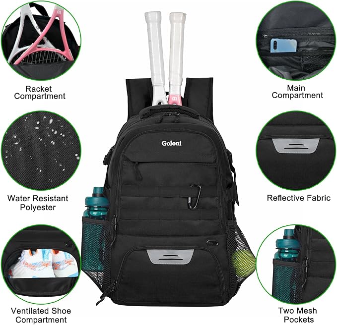 Soccer Backpack for Men and Women,Sports Bag with Ball Compartment,Gym Backpack with Shoe Compartment