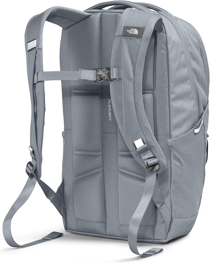 The North Face Jester Everyday Laptop Backpack - Commuter Daypack, Water Repellent, Laptop Sleeve, Mid Grey Dark Heather/TNF Black-NPF, One Size