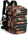 45L Tactical Assault Backpack 3 day assault pack with Molle Waterproof backpack Rucksack for Tactical Backpacks (Mars Camo)