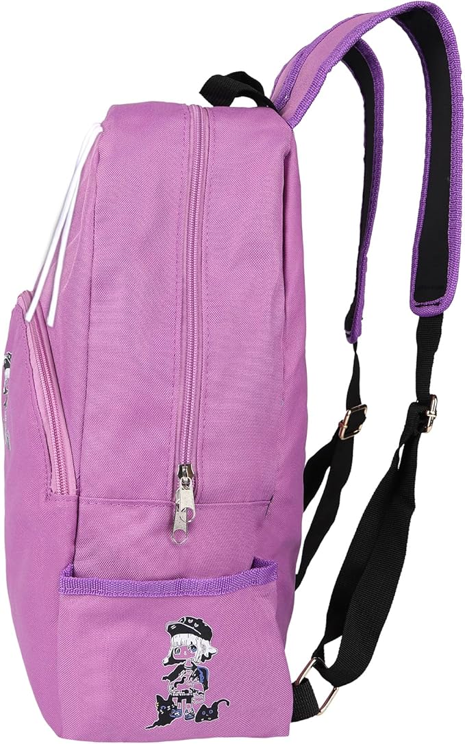 Offstar Travel Backpack, Leisure Backpack, Simple Cute Backpack, Anime Theme Bag, Sports Backpack, Suitable for Lighter Days or Weekend Outings, Pink