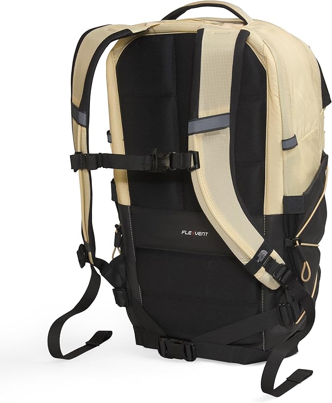 The North Face Borealis Commuter Laptop Backpack - Water Repellent, Laptop Sleeve, Large Main Compartment, Gravel/TNF Black-NPF, One Size