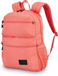 High Sierra Everclass Backpack - Travel or Work Laptop Bookbag with 360° Reflectivity, Dual Water Bottle Pockets & Fits Laptops Up To 15.6”, One Size, Sunset Coral