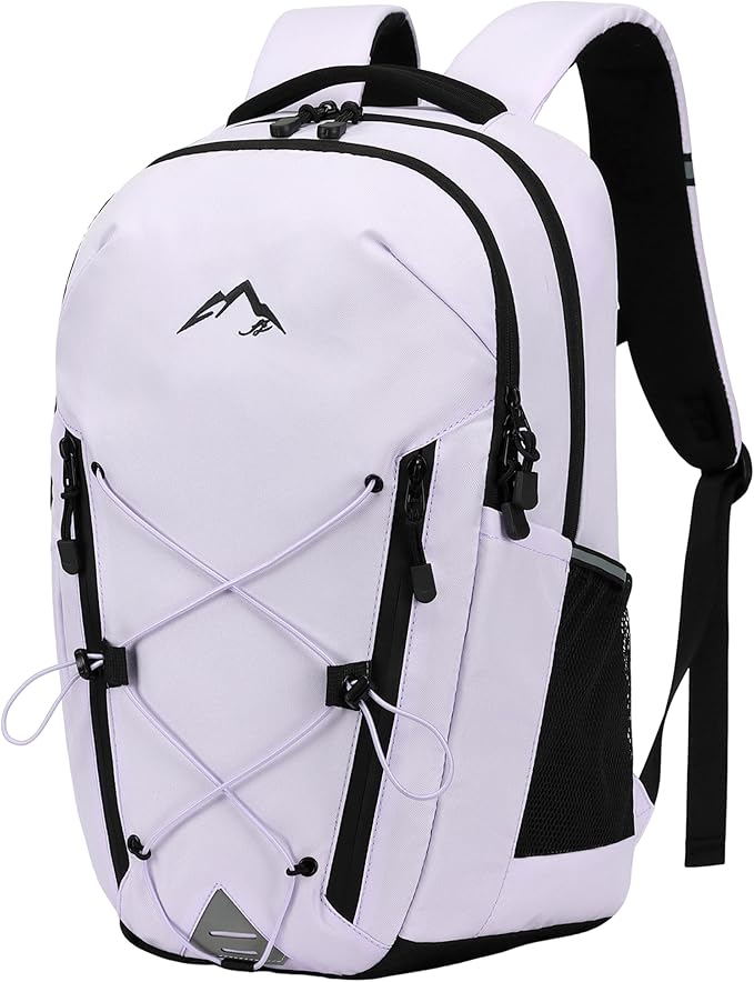 AO ALI VICTORY Women's Laptop Backpack 15.6 inch,Travel Backpack for Men,College Bookbag, Lightweight Outdoor Sport Hiking Back Pack, Everyday Daypack, Purple