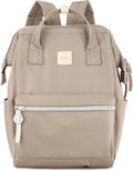 himawari Laptop Backpack for Women&Men Travel With USB Charging Port Large Business Bag Water Resistant College Computer Doctor (1881-Khaki, Regular)