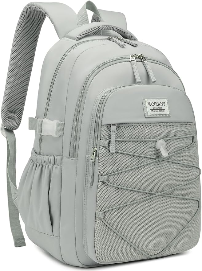 Teen Backpack for Girls, Women Bookbag for College Students Middle High School, Aesthetic Schoolbag Back Pack, Green