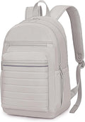 KEOFID Travel Backpack for Women, Womens Work Backpacks, Anti-theft Backpack Purse, Back pack for College Girls, Carry-On Travel Backpacks,Bookbag (Light Gray)