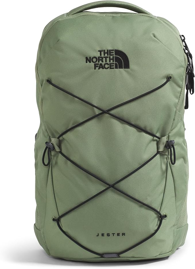 The North Face Jester Everyday Laptop Backpack - Commuter Daypack, Water Repellent, Laptop Sleeve, Bark Mist/TNF Black, One Size