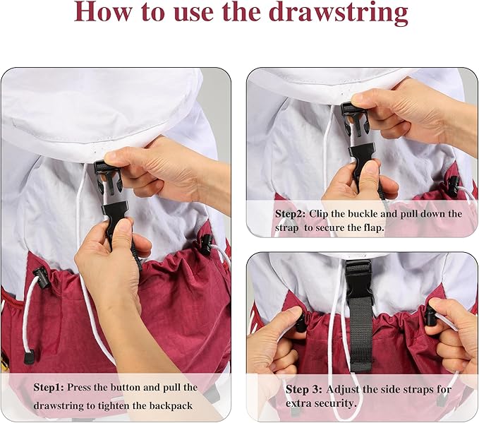 Drawstring Backpack for Teen Girls Boys, Work College Travel 17 Inch Laptop Backpack, Cute Back to School Bookbag, Casual Daypack for Middle High School University Daily Use Gym