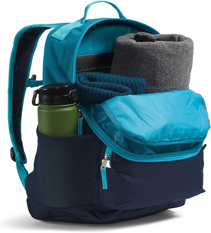 The North Face Teen Chuckwalla Daypack - Travel Backpack, Laptop Sleeve, Reflective Safety Details, Adjustable Strap, Dusk Blue/Summit Navy, One Size