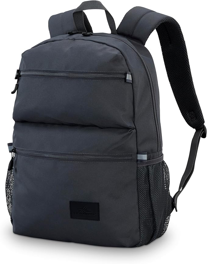 High Sierra Everclass Backpack - Travel or Work Laptop Bookbag with 360° Reflectivity, Dual Water Bottle Pockets & Fits Laptops Up To 15.6”, One Size, Mercury