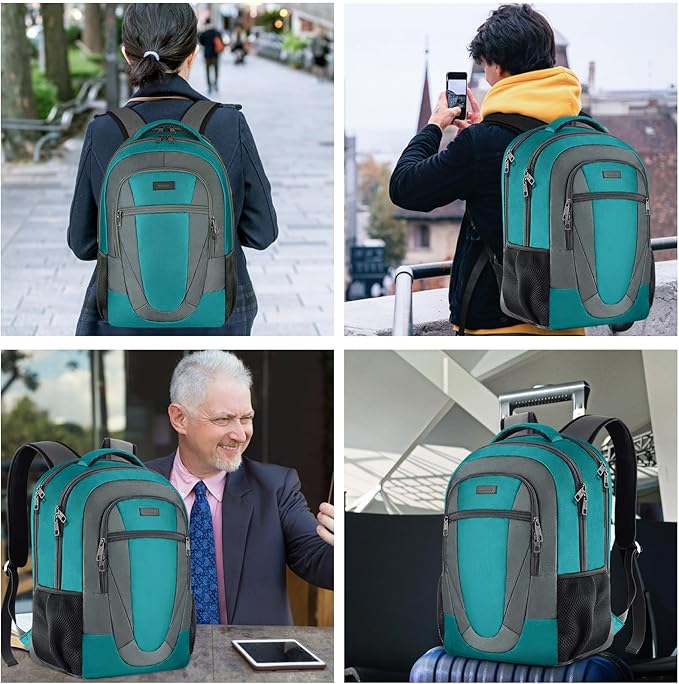 BIKROD Travel Laptop Backpack for Men and Women, Backpacks for School Teen Boys, Business Anti Theft Slim Sturdy Back Pack, Adult Computer Bag Gift 15.6 IN Laptop