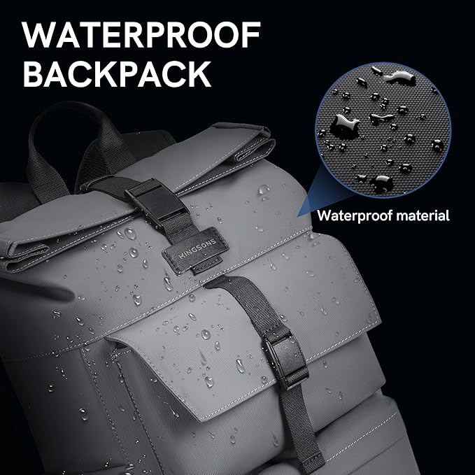 Kingsons Travel Latop Backpack for Women Men Carry On Backpack Waterproof Lightweight Large Capacity Backpacks Daypack