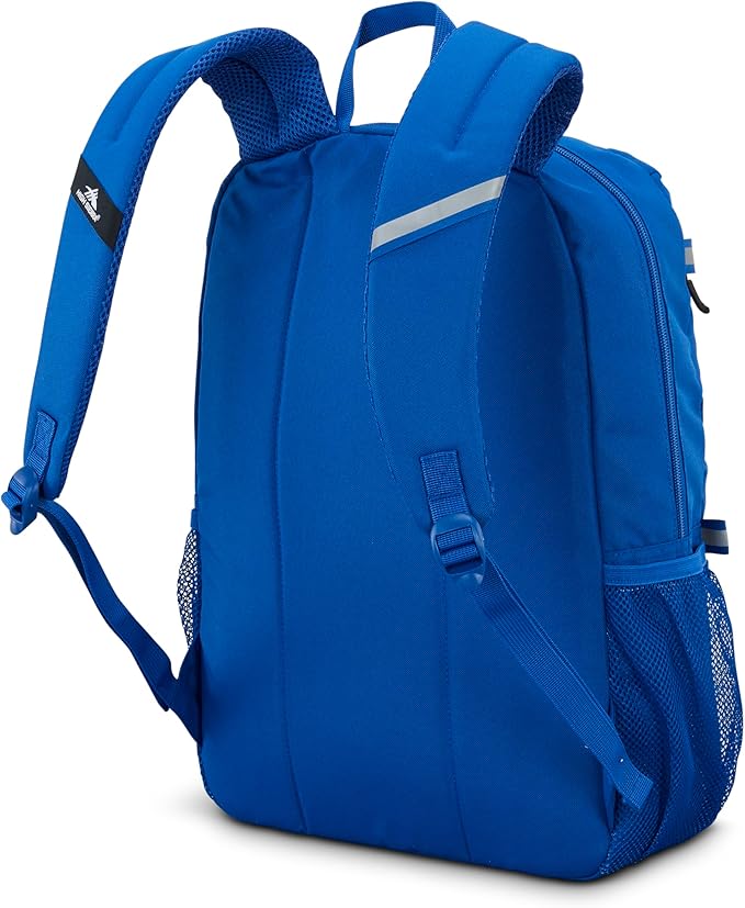 High Sierra Everclass Backpack - Travel or Work Laptop Bookbag with 360° Reflectivity, Dual Water Bottle Pockets & Fits Laptops Up To 15.6”, One Size, Cosmic Blue