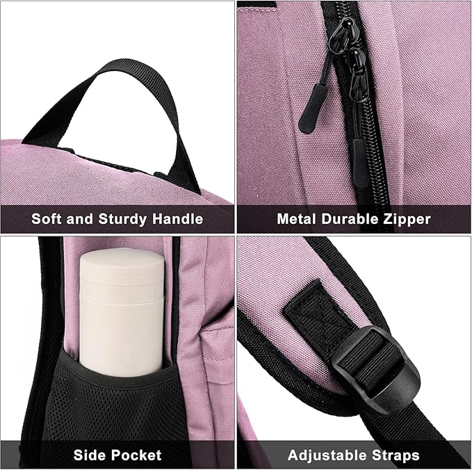 Backpack for Teen Girls, Cute School Backpacks for Women Students Bookbag, Comfortable 15.6 inch Laptop Bookbag